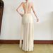 2026 New European And American Ins Wind Deep V Slim Sleeveless Backless Temperament Hip-wrapped Streamer Dress Women_ecoleips.com