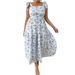 European American Plus-size Women's Clothing Cross-border 2024 Camisole Style Mid-length With Waist Cinching And_ecoleips.com