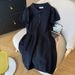 Women's Clothing Women's Style College Polo Collar Dress Short Sleeved Knitted Summer For Formal & Casual For Women_ecoleips.com
