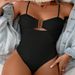 New Sling Conservative One Piece Swimsuit Women's High End Beach Bikini Hot Spring Swimsuit_ecoleips.com