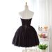 2025 New Summer Black Tube Top Tutu Skirt Fashionable Slim Bridesmaid Dress Banquet Performance Evening Dress Skirt_ecoleips.com