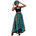 Spring New Women's Clothing Printed Long Skirt, Headscarf Set, Cross-border E-commerce Supply And Delivery Wy10072_ecoleips.com