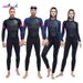 Aria Basics 5MM Fleece-lined Warm One-piece Long-sleeve Diving Suit For Winter Swimming, Deep Snorkeling, And Surfing_ecoleips.com