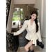 French-style Plush Blazer For Women, New Winter Model, Elegant Stylish, Padded And Thickened_ecoleips.com