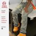 Women's High Waist Straight Leg Jeans Denim Retro Style Casual Fashion Streetwear Spring/Autumn Versatile Cotton Layered_ecoleips.com