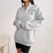 AD690 American Retro Polo Sweatshirt, Women's Loose Fit For Autumn, 2025 New Design With A Stylish Turn-down Collar Top_ecoleips.com