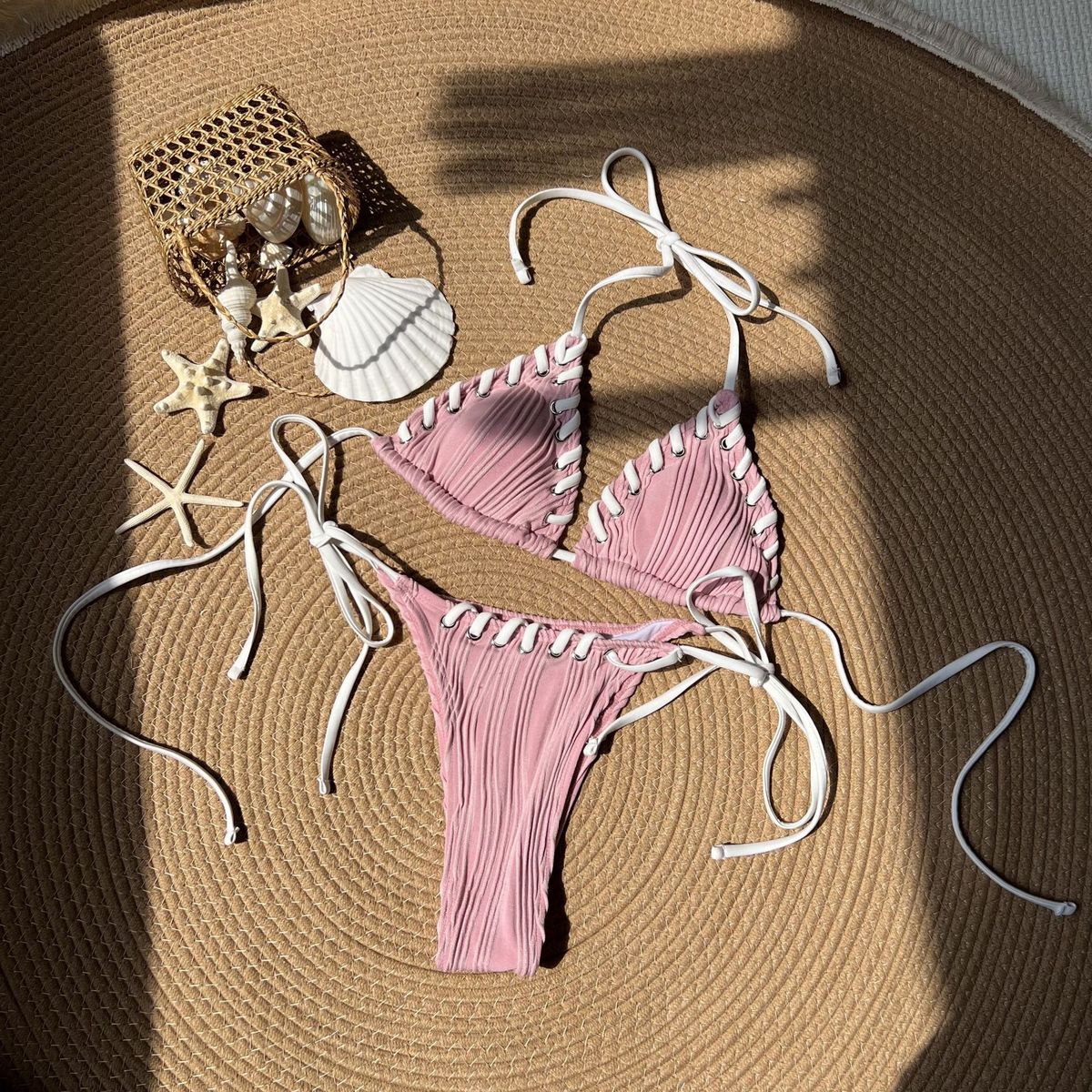 Women's Clothing Sweet Personality Split Swimsuit Swimsuit Bikini Bikini_ecoleips.com