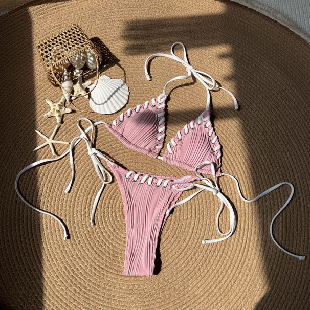 Women's Clothing Sweet Personality Split Swimsuit Swimsuit Bikini Bikini_ecoleips.com