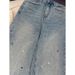 Women's Clothing Blue Star Hot Diamond Heavy Cigarette Jeans For Petite Women Early Spring New Style_ecoleips.com