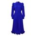 Women's Clothing women's autumn puff sleeve top pleated skirt two piece suit_ecoleips.com