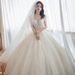 Petite Bride French Style Princess Wedding Dress High Quality Luxurious Train Bridal Main Dress 2026 New Style_ecoleips.com