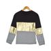 Aria Basics Aria Basics Casual European American Cross-border T-shirt Base Shirt, Trendy Women's Autumn And Winter New Long-sleeve Top With Gold_ecoleips.com