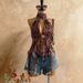 Women's Clothing Women's Sexy Leopard Print Scarf Backless Bow Suspender Top With Flowing Hem Style Vacation Clothing_ecoleips.com