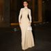 2025 Autumn New Fashion Sexy Slim Backless Button Solid Color Long Sleeve Dress Wholesale_ecoleips.com
