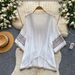 Women's Shawl Style Coat Lightweight Breathable Loose Fitting Embroidered Tassel Top Retro Stylish Resort Wear_ecoleips.com
