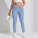 K Fashionable European And American Style New Tight Elastic Cropped Jeans_ecoleips.com