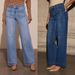 Women's Clothing Spring New Retro Blue Straight Jeans Women's High End Temperament Wide Leg Pants_ecoleips.com