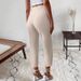 High-Waisted Wide Leg Pants In Beige - Stretchy Straight Leg Cropped Trousers For Women (XS-XL) | Comfortable & Stylish Casual Pants_ecoleips.com
