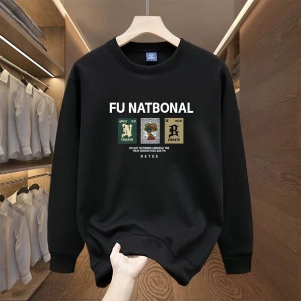 FW25 Matching Couple Cotton Crew Neck Sweatshirt - His & Hers_ecoleips.com