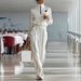 Fashionable Sporty Casual Sweatshirt Set For Women High End Stylish Wide Leg Pants Two Piece Set New Style_ecoleips.com