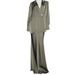 Elegant Satin Suit Set for Women Long Sleeved Shirt And Skirt Two Piece Commuting Style High-End Feel New 2025 Design_ecoleips.com