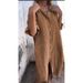 Women's Clothing Spring And Summer Loose Casual Mid Sleeve Cotton And Linen Shirt Dress For Women_ecoleips.com