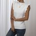 Women's Clothing Sweater Flying Sleeve Sweater Half Turtleneck Sleeveless Sweater_ecoleips.com