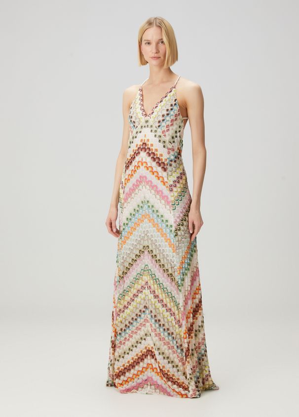 Patchwork Long Dress For Women Hand Crocheted Lace Suspender European And American Style New Fashion Foreign Trade Dress_ecoleips.com