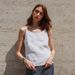 Summer Linen Vest for Women Adjustable Shoulder Straps Small V Neck Minimalist Outfit Top New 2026_ecoleips.com