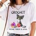 I Want Coffee T Shirt Women Funny Cat Tshirt Summer Short Sleeve Y2k Tops Fashion Hip Hop Tees Clothes_ecoleips.com