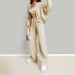 Women's Clothing Women's Autumn And Winter Suits New Fashion Solid Color Casual Loose Street Sports Sweater Suits For Women_ecoleips.com