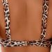 Women's Halter Neck Low Waisted Sexy Solid Color Two Piece Bikini Set With Large Metal Wire Laces For Beach And Holiday._ecoleips.com