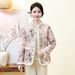 girl Wholesale New Autumn Winter Stand Collar Fleece Lined Thickened Jacket Chinese National Style Age-Reducing Small Coat_ecoleips.com
