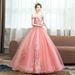 Women's Clothing Colorful Tulle Ball Gown For Stage Performances & Galas – Off-Shoulder Sweetheart Neckline With Crinoline Skirt (XS-XXXL, 24 Colors)_ecoleips.com