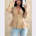 European And American Style Small Blazer 2026 New Cross-Border Fashionable Slim Cardigan Women's Top_ecoleips.com