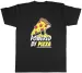 Women's T-Shirts Lover T-Shirt Mens Powered By Pizza Funny Unisex Tee Gift_ecoleips.com