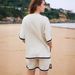 Women's Clothing Two Piece Sweater Set Knitted Pullover Top Wide Leg Shorts Sportswear Set_ecoleips.com