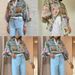 Women's Clothing Women's Printed Button Down Shirt Casual Commuter Style Top For Formal & Casual For Women_ecoleips.com