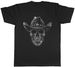 Women's T-Shirts Skull Cowboy Mens T-Shirt Wild West Sherrif Tee Gift_ecoleips.com