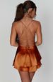 K New Sexy Slim Fit And Slimming Backless Solid Color Suspender Dress Short_ecoleips.com