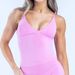 Vision Twist Front Longline Top Backless Gym Tank Top Women Padded Yoga Vest Workout Fitness High Elastic Running Sports Tops_ecoleips.com