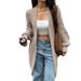 Diyun European And American Casual High-End Woolen Coat Sweater Women's Fashion 2025 Autumn Winter_ecoleips.com