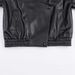 Women's Faux Leather Jacket – Stand Collar Long Sleeve Motorcycle Coat With Lychee Grain Texture (Black/Brown/Burgundy, XS-L)_ecoleips.com