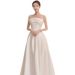 French Style Light Wedding 2025 New Bride Strapl Simple Satin Gown High-Quality Texture Floor-Length Spring Outing_ecoleips.com