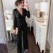 Glitter Sequin Wrap V-Neck Jumpsuit For Women - Stylish Long Sleeve Belted Romper, Casual & Party Outfit (Black, Silver,)_ecoleips.com