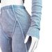 Women's Casual Clothing Set Cotton Thread Washed Distressed Tight Fit For Autumn Winter_ecoleips.com