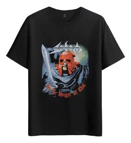 Women's T-Shirts Tshirt Muscle Freaks Sodom Metal Estilo In The Sign Of Evil_ecoleips.com