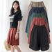 Suitable For All Seasons Women's Summer Cotton Plus Size Loose Mid-Length Linen Wide-Leg Shorts Casual Straight Thin Pants_ecoleips.com