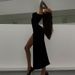 2026 Women's Sleeveless Midi Skirt round Neck Slit Design European And American Fashion Cross Border Style_ecoleips.com