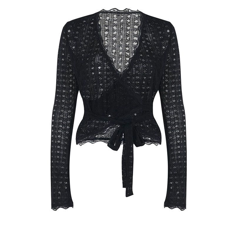 Women's Clothing Quality Style Women's Collarless Loose Fit Polyester Cardigan Spring Streetwear Trendy Top_ecoleips.com
